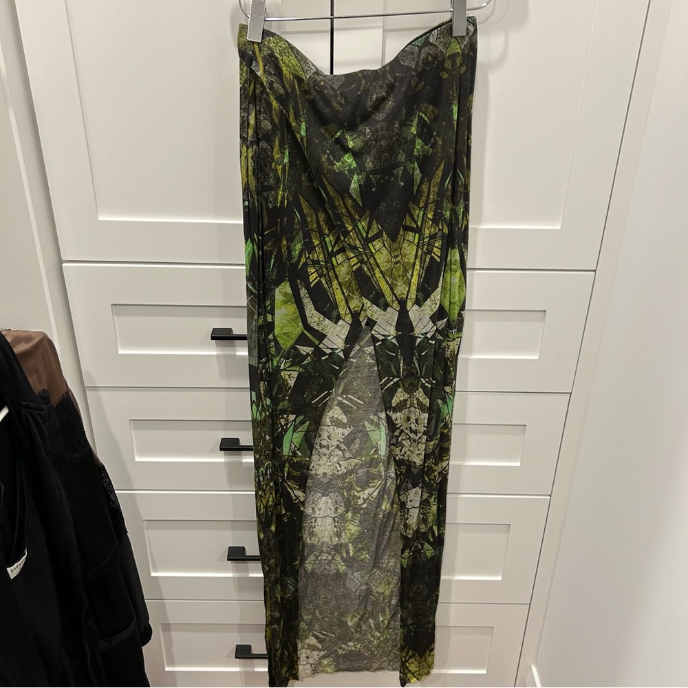 Helmut Lang high-low skirt